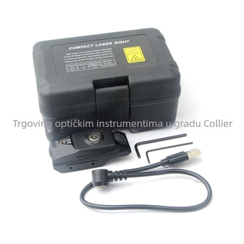 Laser ciljnik od punog metala s magnetskim punjenjem, kompatibilan s 20 mm šinom, mogućnost prilagođavanja logotipa