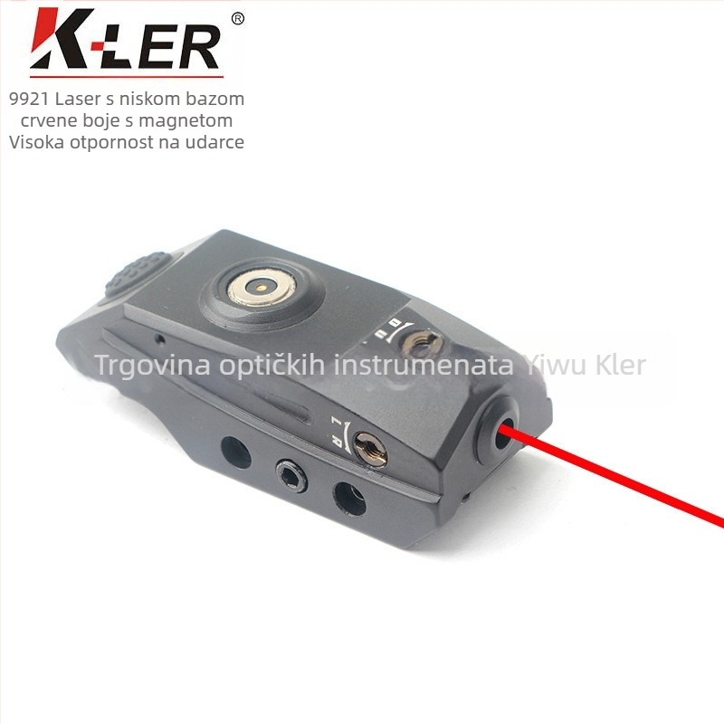 Laser ciljnik od punog metala s magnetskim punjenjem, kompatibilan s 20 mm šinom, mogućnost prilagođavanja logotipa