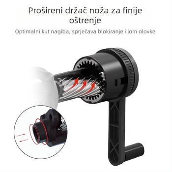 Nakabayashi DPS-H401 Oštrač olovaka za skice, ručni pogon, za studente umjetnosti