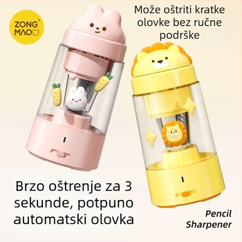 Električna potpuno automatska oštrivač za olovke JY-023 – 3 razine podešavanja, Li-ion baterija 1800 mAh, ABS materijal
