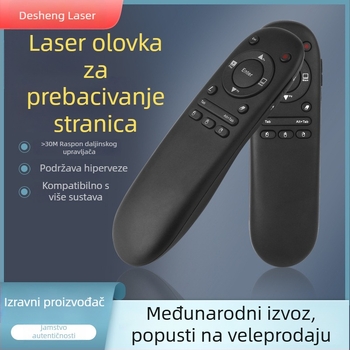Laserska projekcijska olovka PPT – daljinski pokazivač do 30 m za uredske prezentacije, ABS kućište, marka YVYE