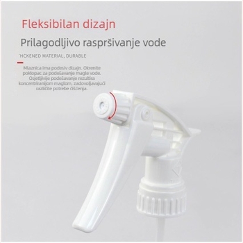 Plastična posuda za prskanje s penastim raspršivačem, otporna na kiseline i lužine, s vijčanim spojem, 750 ml, za kućnu njegu i poljoprivrednu proizvodnju