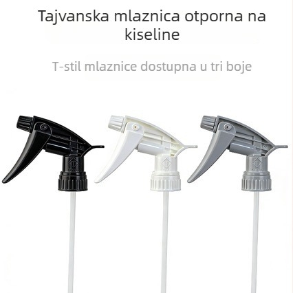 Plastična posuda za prskanje s penastim raspršivačem, otporna na kiseline i lužine, s vijčanim spojem, 750 ml, za kućnu njegu i poljoprivrednu proizvodnju