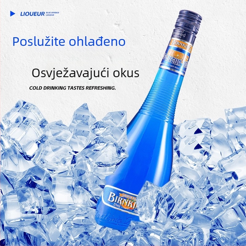 Liker s okusom plavog narančastog okusa, 700 ml za koktele