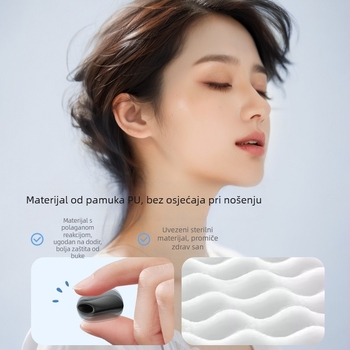 Ušni čepići za spavanje, silikon, 48% smanjenje buke, EN352-2, za spavanje i rad