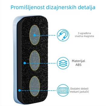 Magnetska gumica za ploču s platnenom površinom i ABS stražnjom stranom