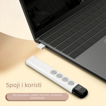 S25 laserski pokazivač za prebacivanje stranica, punjiva, domet 200 m, domet upravljanja 100 m, baterija 180-220 mAh, USB projektor, Shenzhen, Guangdong