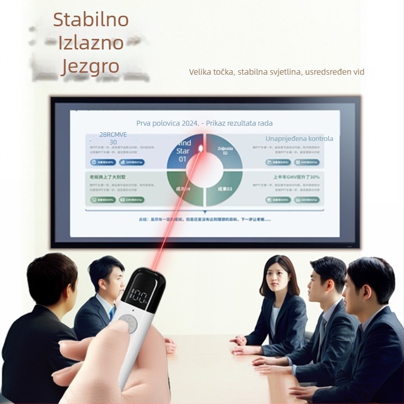 S25 laserski pokazivač za prebacivanje stranica, punjiva, domet 200 m, domet upravljanja 100 m, baterija 180-220 mAh, USB projektor, Shenzhen, Guangdong