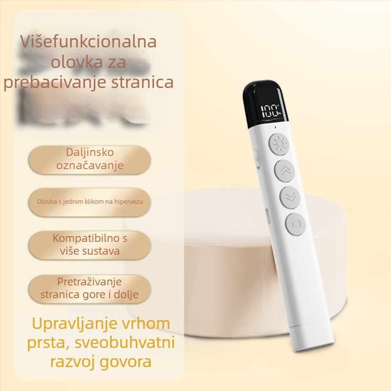 S25 laserski pokazivač za prebacivanje stranica, punjiva, domet 200 m, domet upravljanja 100 m, baterija 180-220 mAh, USB projektor, Shenzhen, Guangdong