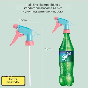 Yayue Plastična višestruka mlaznica za boce i zalijevanje — ručna atomizacija, kućna i uredska upotreba