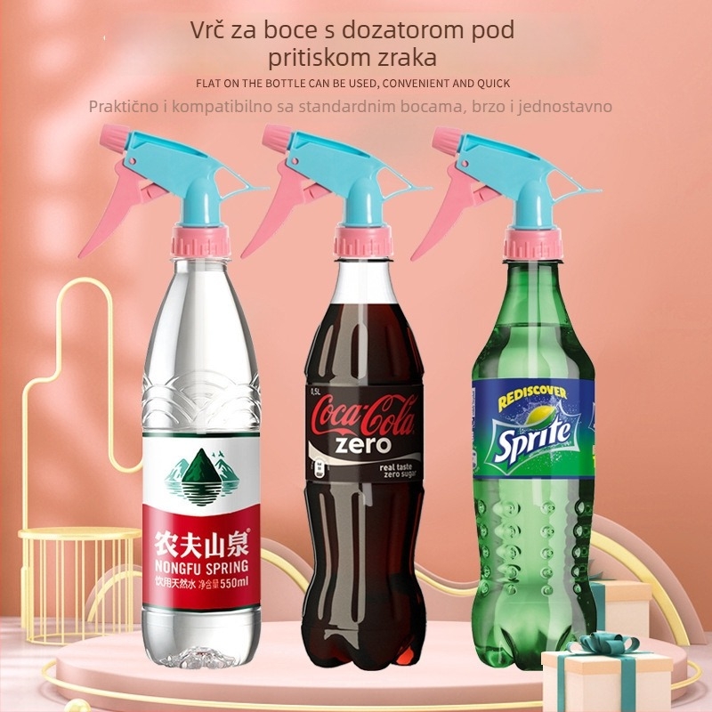 Yayue Plastična višestruka mlaznica za boce i zalijevanje — ručna atomizacija, kućna i uredska upotreba