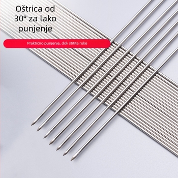 Harden 304 nehrđajući čelik kružni ražnjevi za roštilj – janjetina ražnjići, roštiljske vilice