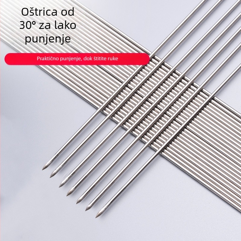 Harden 304 nehrđajući čelik kružni ražnjevi za roštilj – janjetina ražnjići, roštiljske vilice