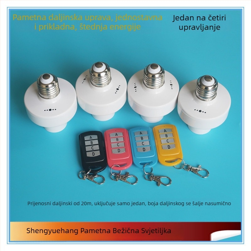 Joyful Navigation Bežični daljinski upravljač za držač lampe — radna temperatura -20 °C do 65 °C; pogodno za kućnu i komercijalnu uporabu; daljinski upravljač.