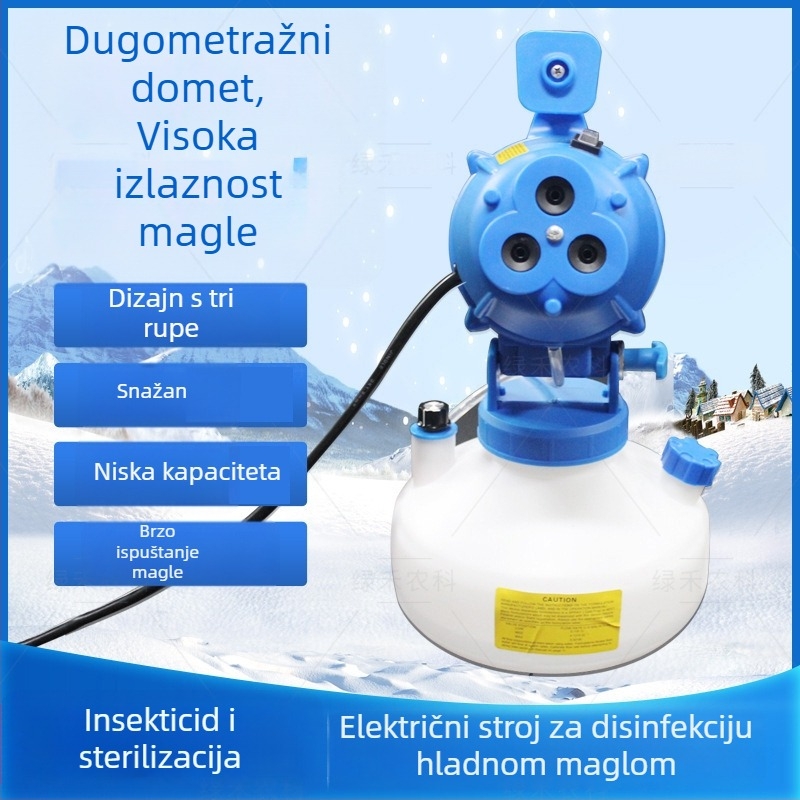 Električni raspršivač S-4 za zaštitu biljaka u šumarstvu i poljoprivredi; težina 3; jamstvo 1 godina