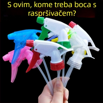 Glava za raspršivanje za zalijevanje/raspršivač – plastika, Yingbao, podesiva, ručni pritisak, univerzalna