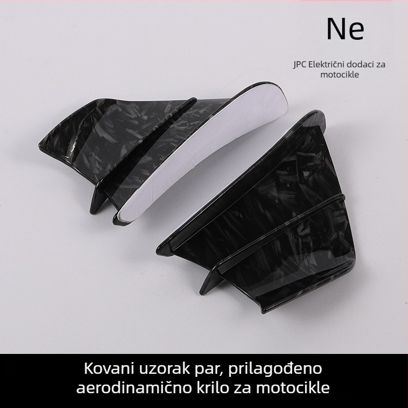 Bu ye karbonski fiksni krilni deflektor za motocikle – universalni model, kompatibilan sa svim modelima