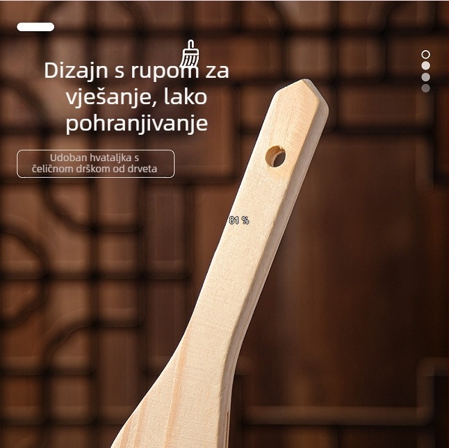 Četka s drvenom drški za pečenje i roštilj, mala vlakna ne otpadaju, mala uljna četkica, četka za jaje premaz Mooncake