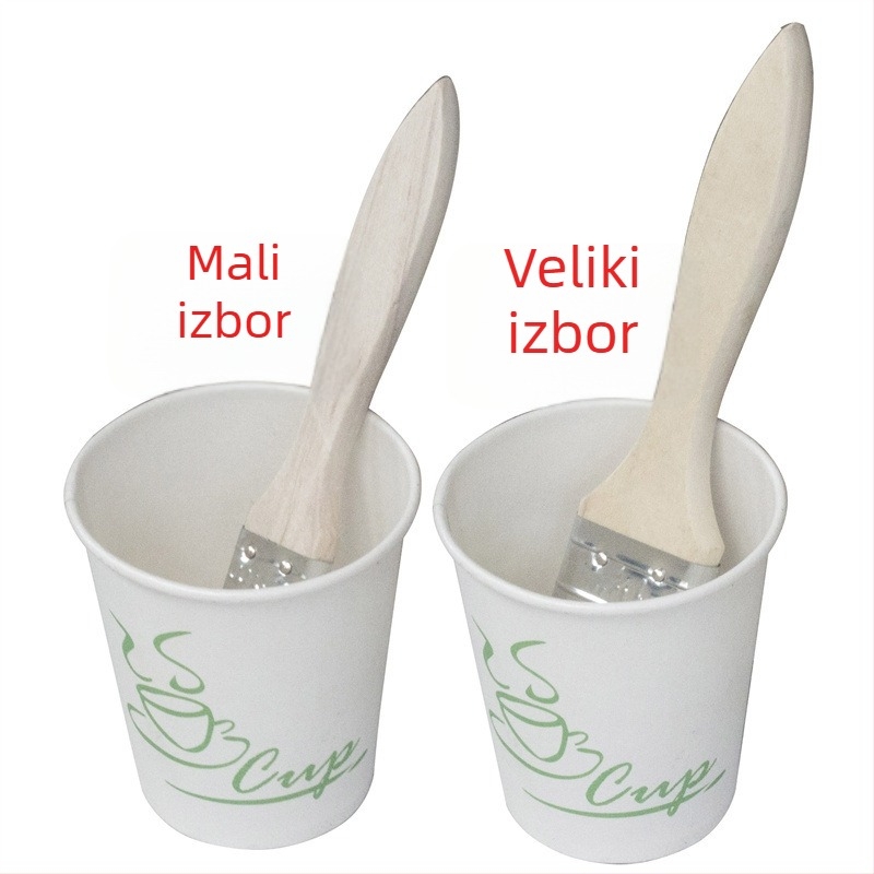 Četka za roštilj sa štetinama od svinjske dlake i drvenom drškom | Stil: moderni jednostavno | Kutija: 480 kom.