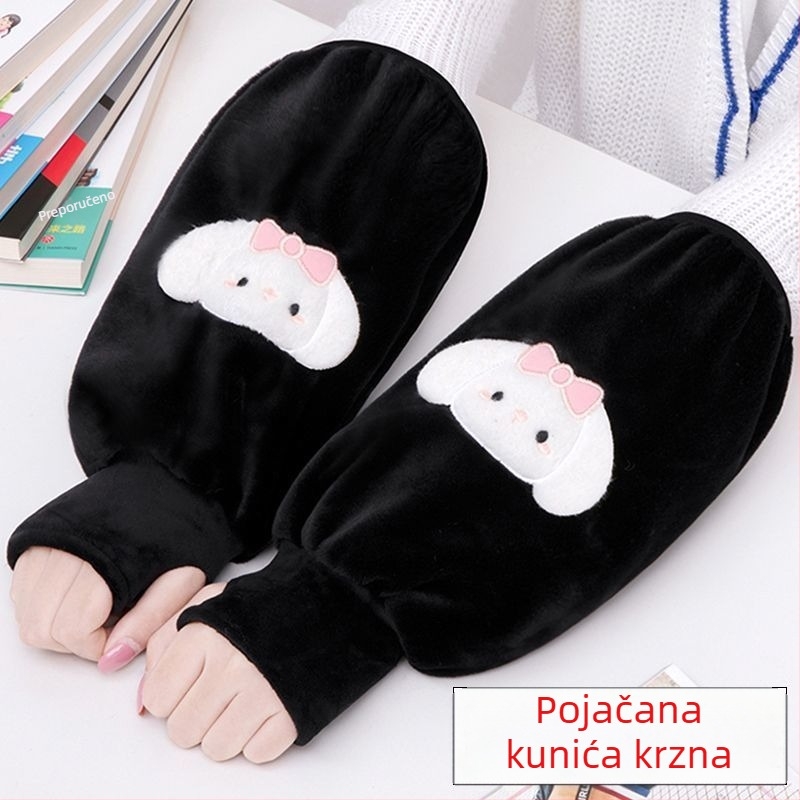 Mu Dun pregača s rukavima – etničkog stila, otporna na ulje i prljavštinu, za mlade