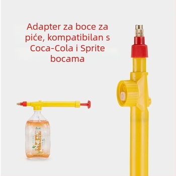 Ručni mlaznica za boce — plastična konstrukcija, primjena u vrtu, ovlaštena privatna marka