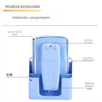 Guma za ploču Concentrate Cleaning — stražnji panel od flanelne tkanine, površina od flanelne tkanine, nije uvozena