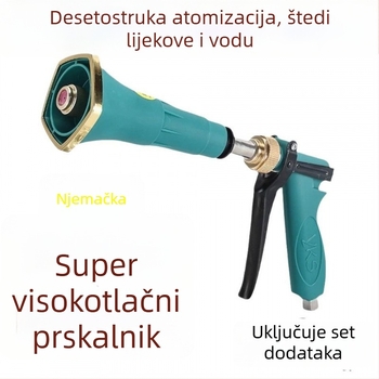 Poljoprivredno prskalo, bakreno kućište, visokotlačna atomizacija, podesiva zaštita od vjetra