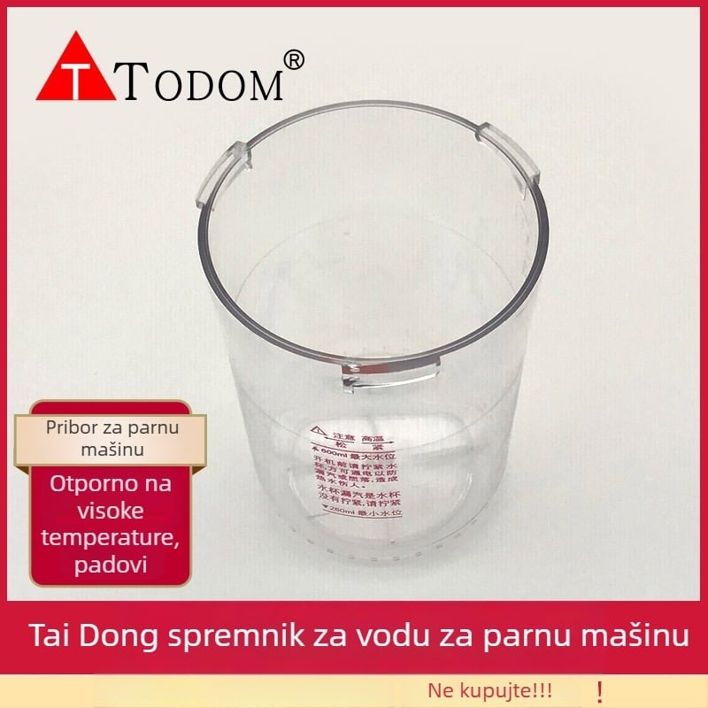 Todom DT-118 Čašica za vodu za raspršivač za lice – Vrući/hladni sprej, 1. brzina, vrijeme magle 121–180 s, PC materijal otporan na visoke temperature
