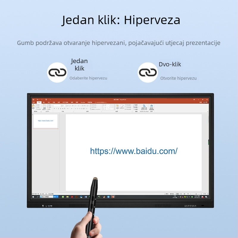 TPEN laserska PPT olovka za prebacivanje stranica s daljinskim upravljačem za nastavu – Hardver, Otisnuti logotip, Prilagodba, Licencirana privatna marka