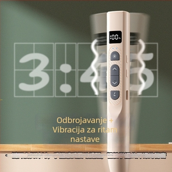 Q302 pen za prelistavanje stranica s izvlačnim pokazivačem i laserskim pokazivačem — multifunkcionalni prezentator za PPT i multimediju