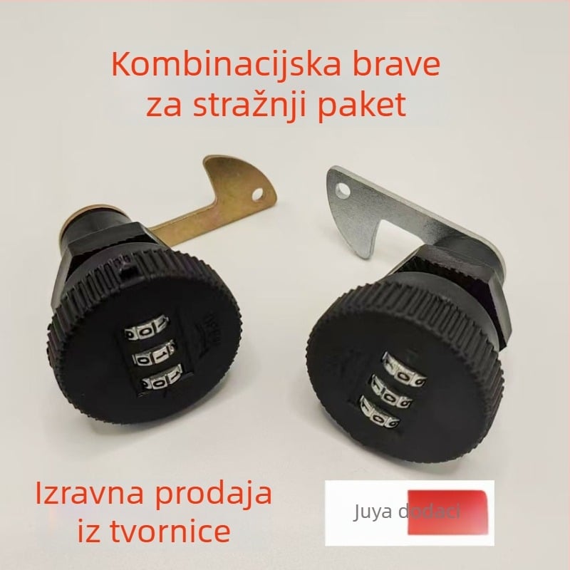 Električna brava za prtljažnik s lozinkom – cinkov legura, MLB marka, zaštita od krađe