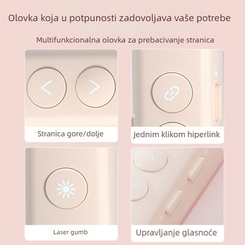 Teleskopska olovka za prelistavanje stranica, ABS kućište, mogućnost ispisa logotipa, prilagodba