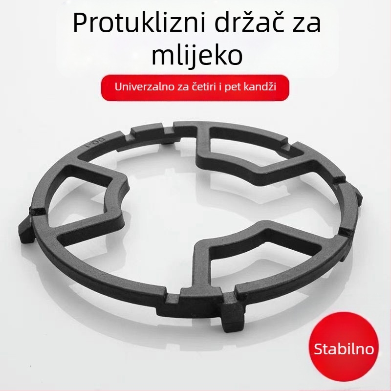 Držač plinske ploče, protuklizni nosač za lonce i wok, model TY-919, lijevano željezo, izravna montaža, težina oko 400 g, porijeklo Shunde, Foshan