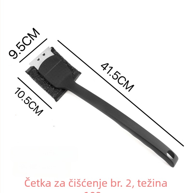 Četka za čišćenje roštilja s žičanom tkaninom i PP drškom, 25 komada, 103 g, pogodna za roštilj i akvarij