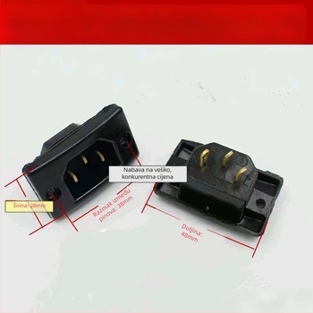 Priključak sa tri otvora za električni lonac i wok