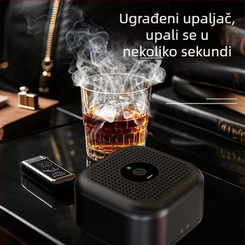 Električni dimač za viski - set za koktele, punjiv, plastika, moderan stil, premium kvaliteta, marka shifx, lansiranje 2025