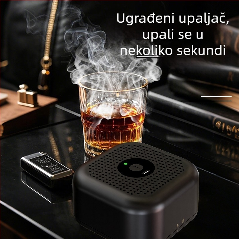 Električni dimač za viski - set za koktele, punjiv, plastika, moderan stil, premium kvaliteta, marka shifx, lansiranje 2025