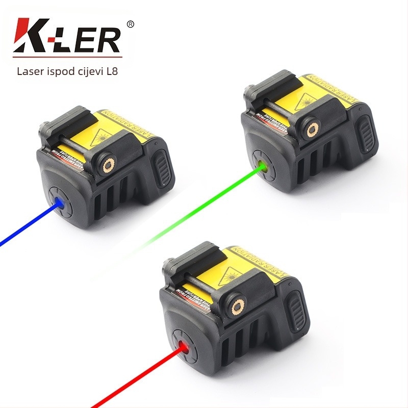 Kler laserski ciljnik, plastično-metalno kućište, model L8, punjivi