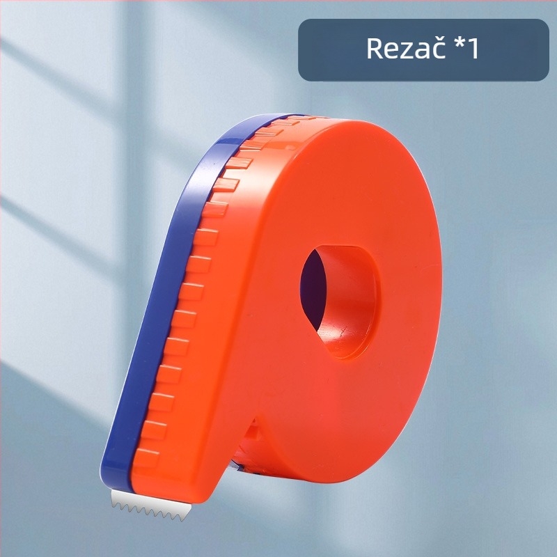 Ručni rezač prozirne trake, model 985, širina trake 1 cm i 1,2 cm, paket od 12 rolni