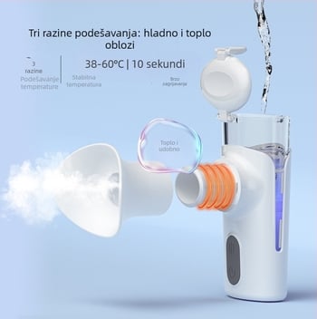 Uređaj za njegu očiju s hladnim raspršivanjem, vrijeme magle 121–180 s, trajanje 0–1 h, ugrađena baterija 100–300 mAh, težina 300 g
