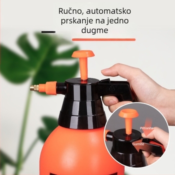 Plastična kantica za zalijevanje/raspršivač, prilagodljiva mlaznica, kapacitet 2 L, mikroprskanje