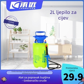 Plastični ručni injektor ljepila s pneumatskim pogonom i alat za ispunjavanje fuge za pločice