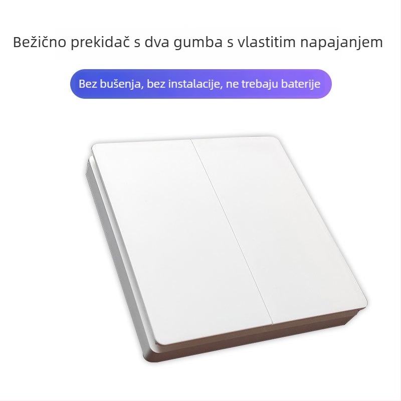 Bežični daljinski upravljač s energijom koja se sama generira, RF upravljanje za industrijske senzore i pametan dom, bežični zvono na vratima (bez baterija)