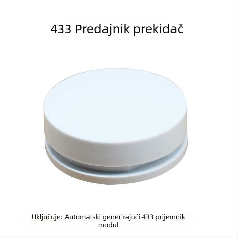Bežični daljinski upravljač s energijom koja se sama generira, RF upravljanje za industrijske senzore i pametan dom, bežični zvono na vratima (bez baterija)