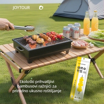 Roštiljski štapići od prirodnog bambusa, pakiranje 250 komada, Guangdong, pakirano
