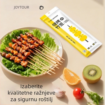 Roštiljski štapići od prirodnog bambusa, pakiranje 250 komada, Guangdong, pakirano