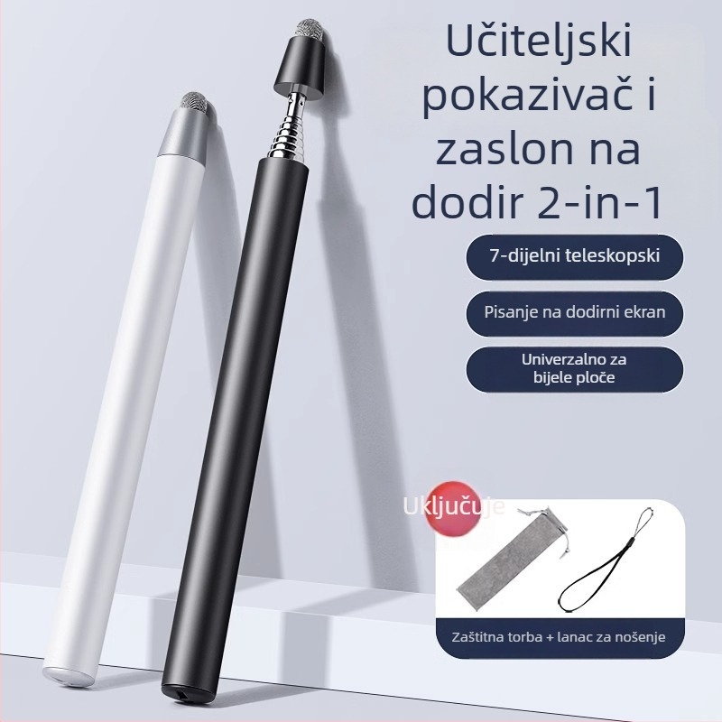 Izvlačivi dodirni pokazivač za nastavnike na interaktivnom ploči Burrad