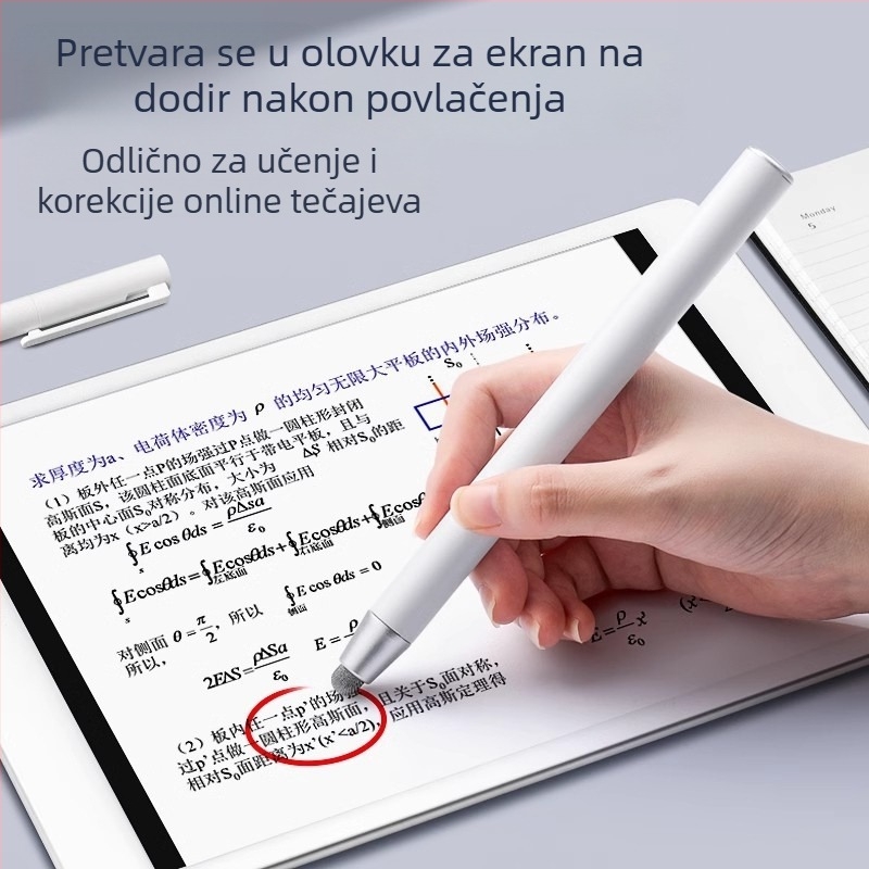 Izvlačivi dodirni pokazivač za nastavnike na interaktivnom ploči Burrad