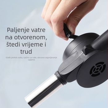 Ručni puhač zraka za vanjsko roštiljanje i zapaljenje ugljena