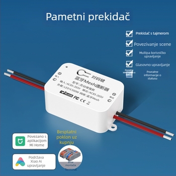 Boligao WiFi pametan daljinski upravljački prekidač - CE certificiran, -30 do 70°C, za kućnu dekoraciju/DIY